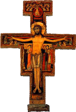 Crucifix de San Damien - Église Sainte Claire à Assise