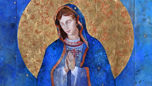 Saint-Malo, cathédrale, Fresque de l'Apocalypse d'Augustin Frison-Roche (2020), détail