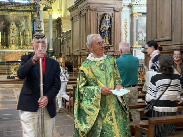 Après l’abbatiale de Paimpont (notre photo) le 2 septembre 2023, le père Daniel Boué, nouveau curé de la paroisse Saint-Judicaël en Brocéliande, a célébré la messe, le 9 septembre 2023, à l’église de Saint-Péran.